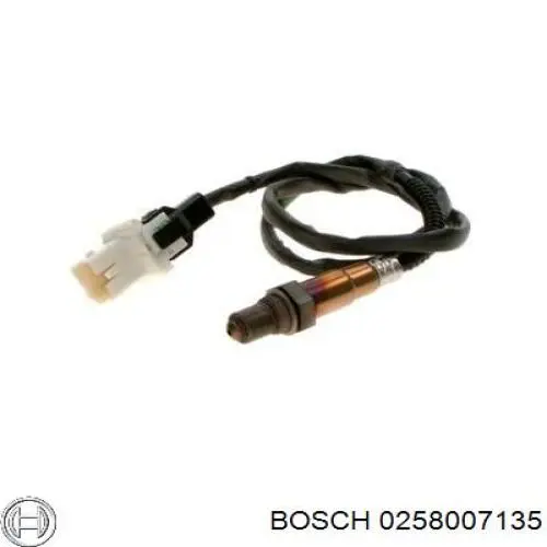 0258007135 Bosch лямбда-зонд, датчик кислорода до катализатора левый