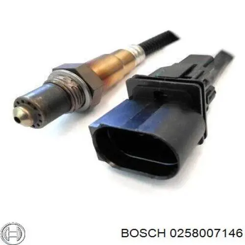 0258007146 Bosch Лямбда-зонд, датчик кислорода до катализатора