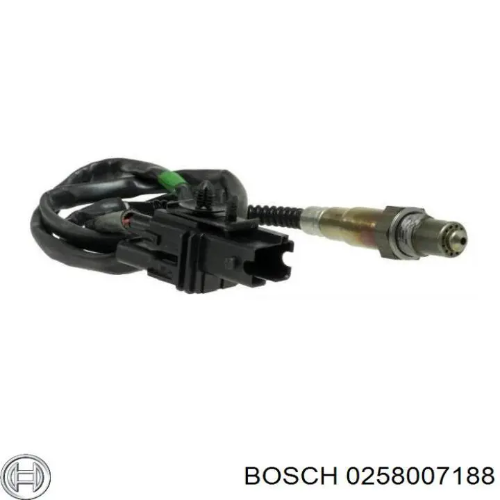 Купить 0258007188 Bosch Лямбда-зонд, датчик кислорода до катализатора левый