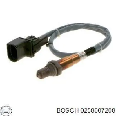 Купить 258007208 Bosch Лямбда-зонд, датчик кислорода до катализатора левый