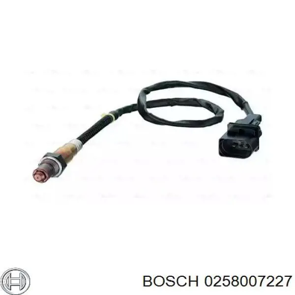 0258007227 Bosch лямбда-зонд, датчик кислорода до катализатора