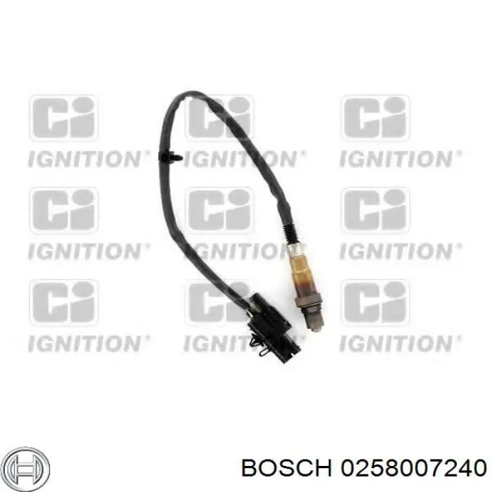 Датчик кислорода до катализатора 0258007240 Bosch