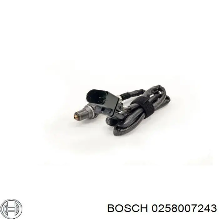 0258007243 Bosch Лямбдазонд, датчик кислорода до катализатора, правый