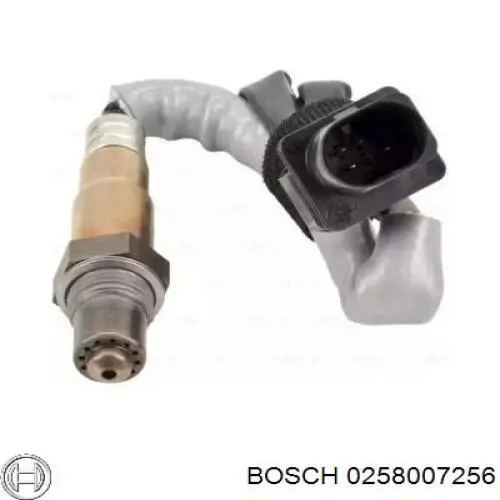 0258007256 Bosch лямбда-зонд, датчик кислорода до катализатора левый