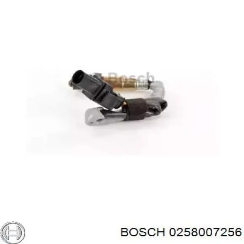 Sonda Lambda, Sensor de oxígeno antes del catalizador izquierdo 0258007256 Bosch
