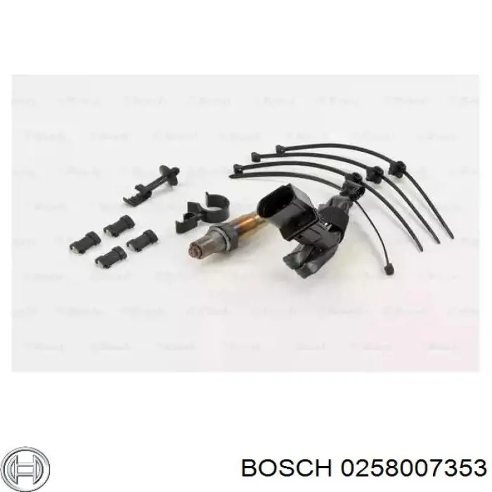 0 258 007 353 Bosch лямбда-зонд, датчик кислорода до катализатора