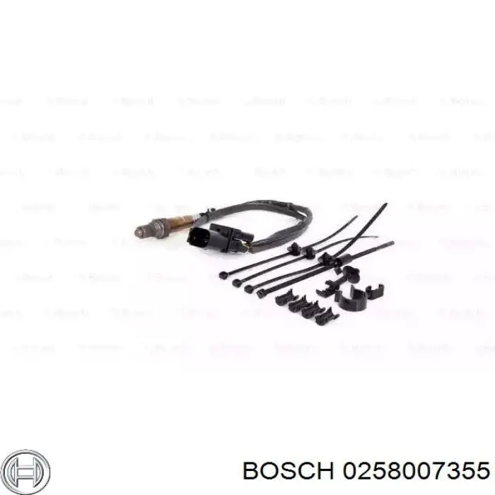 0 258 007 355 Bosch лямбда-зонд, датчик кислорода до катализатора