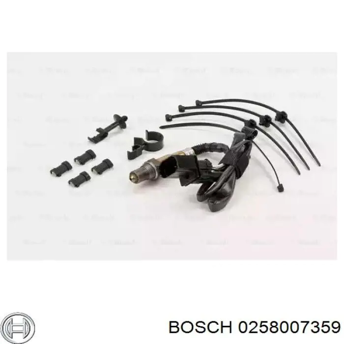 0 258 007 359 Bosch лямбда-зонд, датчик кислорода до катализатора