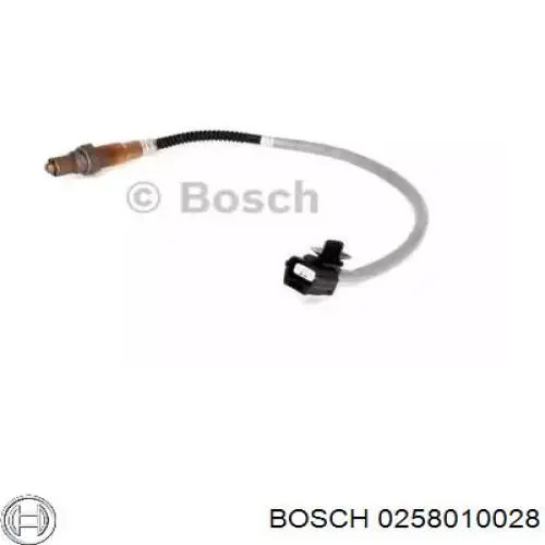 0258010028 Bosch лямбда-зонд, датчик кислорода после катализатора