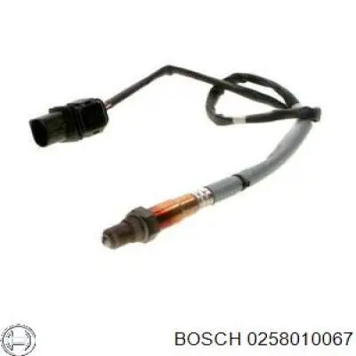 0258010067 Bosch лямбда-зонд, датчик кислорода до катализатора