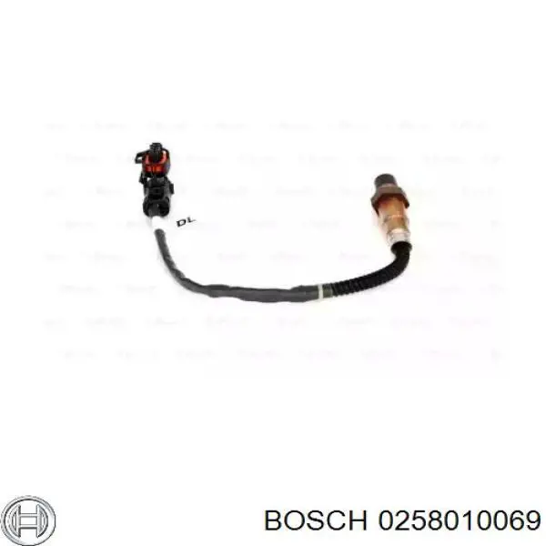 Датчик кислорода после катализатора 0258010069 Bosch