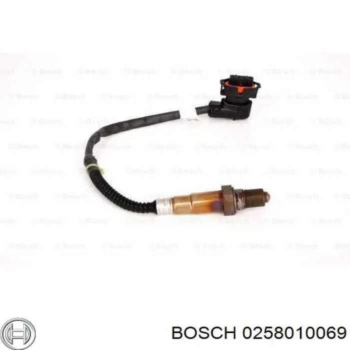 Sonda Lambda Sensor De Oxigeno Post Catalizador 0258010069 Bosch
