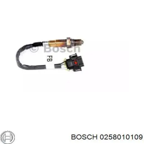 0258010109 Bosch лямбда-зонд, датчик кислорода после катализатора