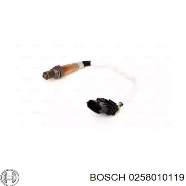 0 258 010 119 Bosch sonda lambda, sensor de oxigênio depois de catalisador