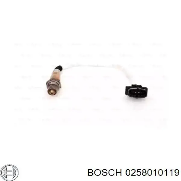 Sonda Lambda Sensor De Oxigeno Post Catalizador 0258010119 Bosch