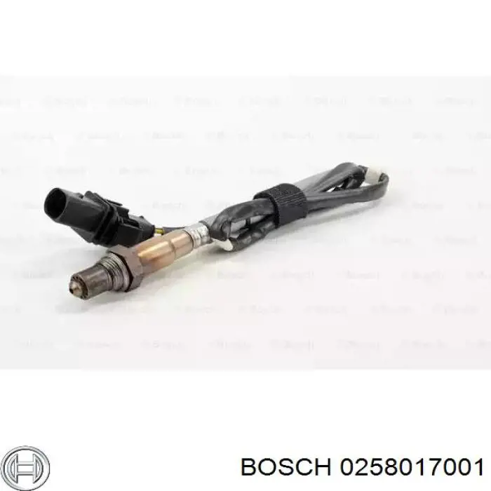 0 258 017 001 Bosch лямбда-зонд, датчик кислорода до катализатора