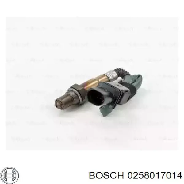 0258017014 Bosch лямбда-зонд, датчик кислорода до катализатора
