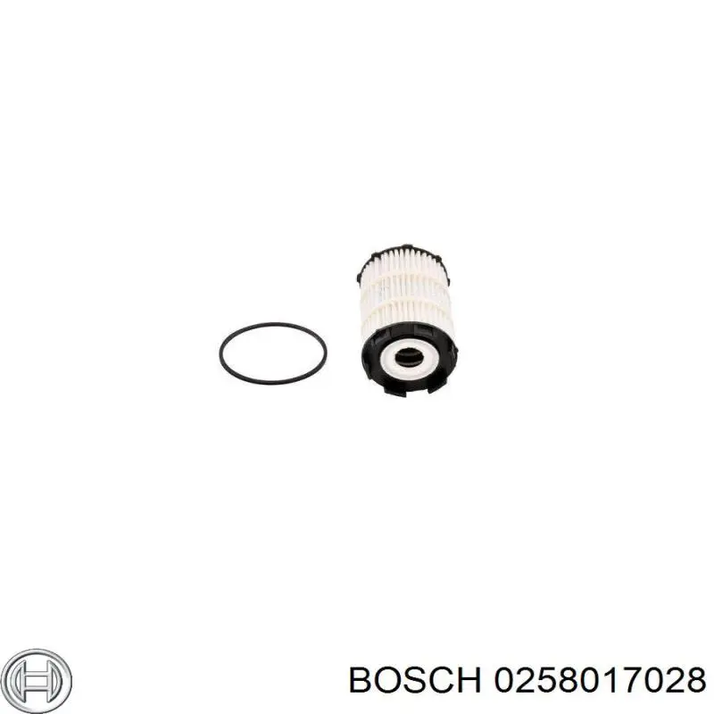 Купить 0258017028 Bosch Датчик кислорода до катализатора
