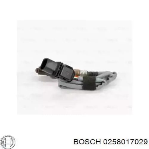 0 258 017 029 Bosch лямбда-зонд, датчик кислорода до катализатора левый