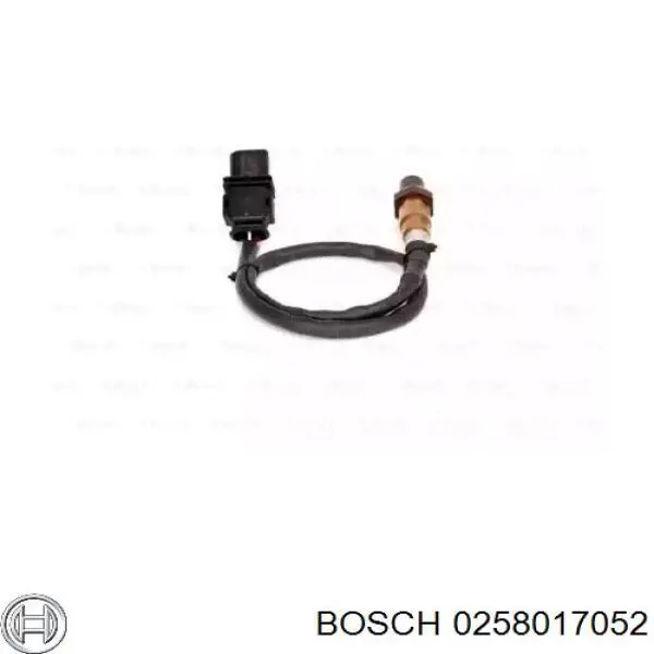 0258017052 Bosch Лямбда-зонд, датчик кислорода до катализатора