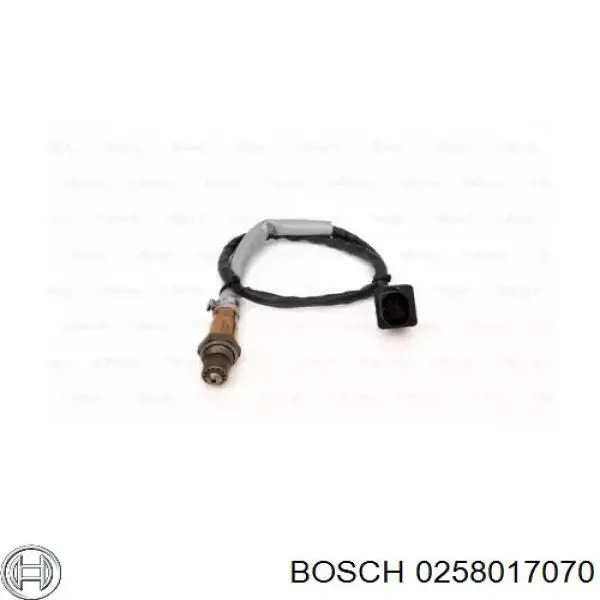 Sonda Lambda, Sensor de oxígeno antes del catalizador izquierdo 0258017070 Bosch