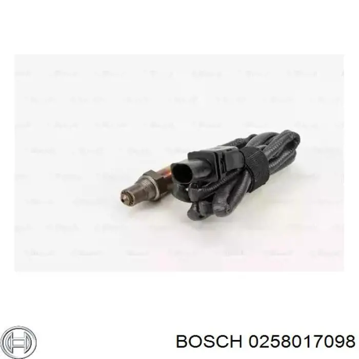 0 258 017 098 Bosch лямбда-зонд, датчик кислорода до катализатора