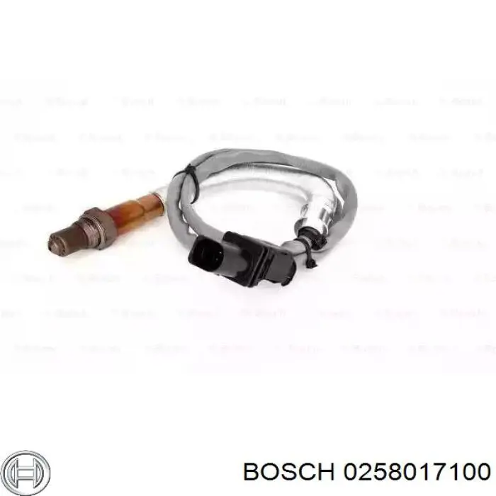 0 258 017 100 Bosch лямбда-зонд, датчик кислорода до катализатора