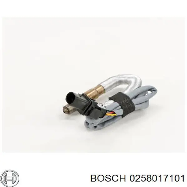 0 258 017 101 Bosch лямбда-зонд, датчик кислорода после катализатора
