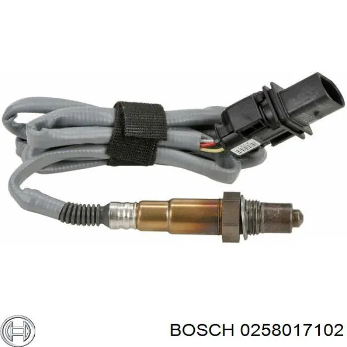 0 258 017 102 Bosch лямбда-зонд, датчик кислорода до катализатора