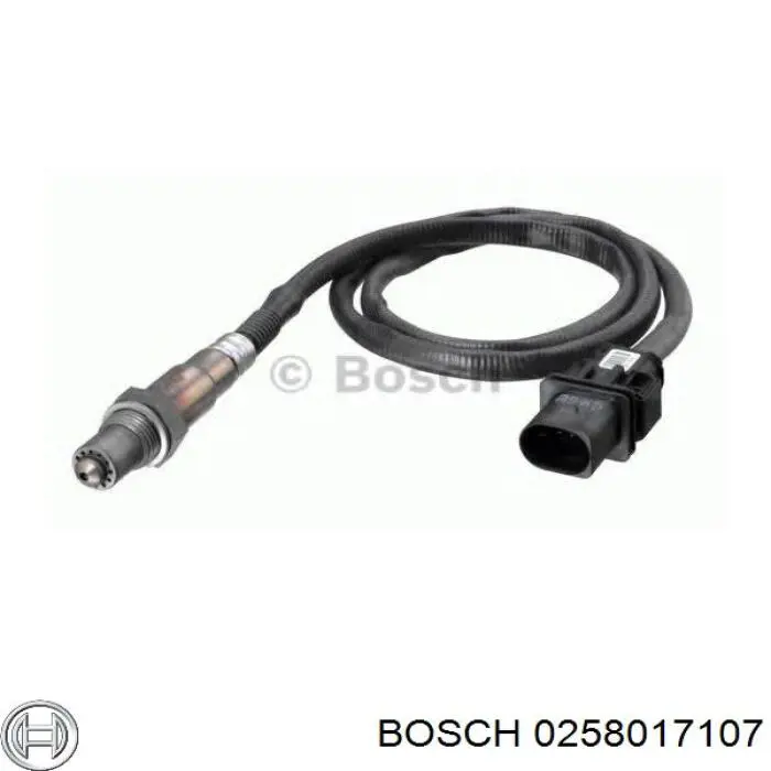 0258017107 Bosch лямбда-зонд, датчик кислорода