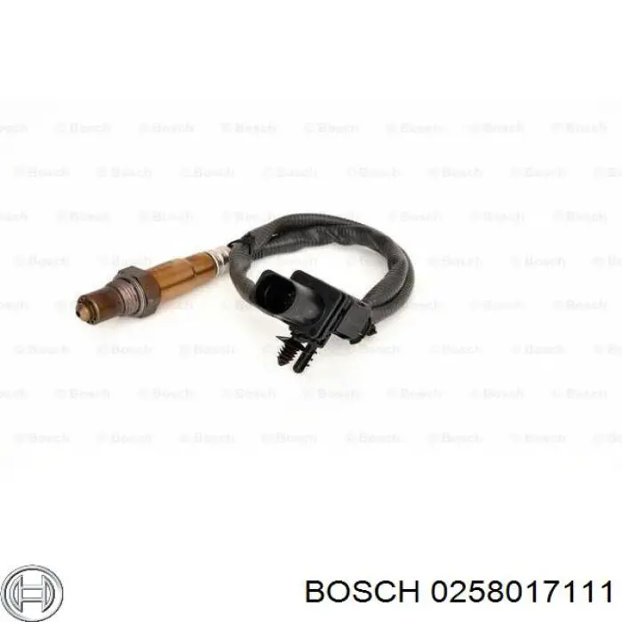 0 258 017 111 Bosch лямбда-зонд, датчик кислорода до катализатора