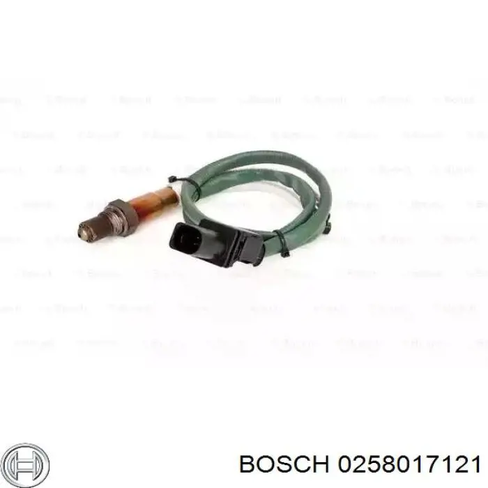 0 258 017 121 Bosch лямбда-зонд, датчик кислорода до катализатора