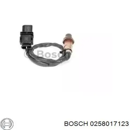 0258017123 Bosch Лямбда-зонд, датчик кислорода до катализатора