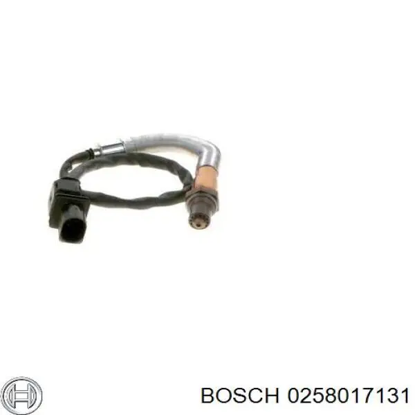 0 258 017 131 Bosch лямбда-зонд, датчик кислорода до катализатора