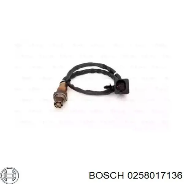 Купить 0258017136 Bosch Датчик кислорода до катализатора