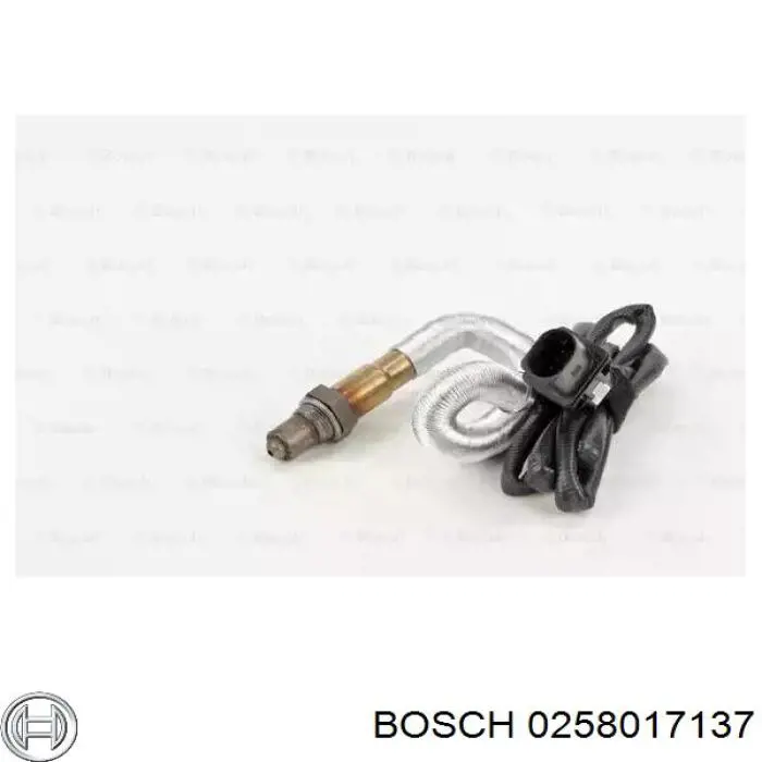 0 258 017 137 Bosch лямбда-зонд, датчик кислорода до катализатора