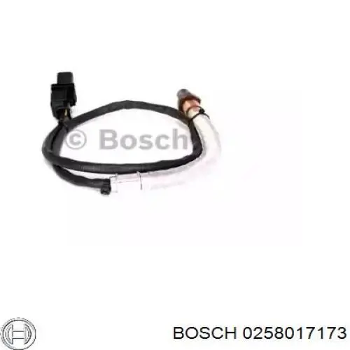 0258017173 Bosch Лямбда-зонд, датчик кислорода до катализатора
