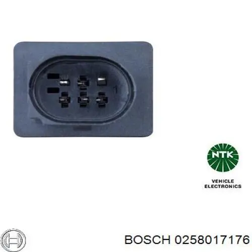 0258017176 Bosch Лямбда-зонд, датчик кислорода до катализатора