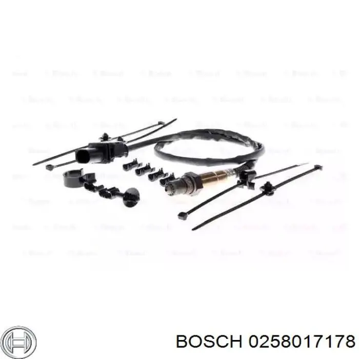 0258017178 Bosch лямбда-зонд, датчик кислорода до катализатора
