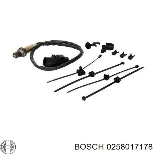 Sonda Lambda Sensor De Oxigeno Para Catalizador 0258017178 Bosch