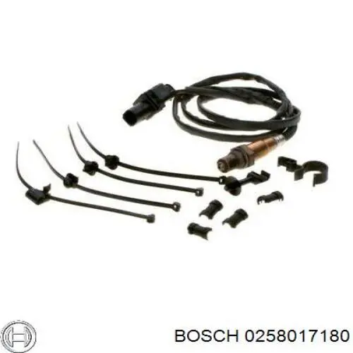 0258017180 Bosch лямбда-зонд, датчик кислорода до катализатора