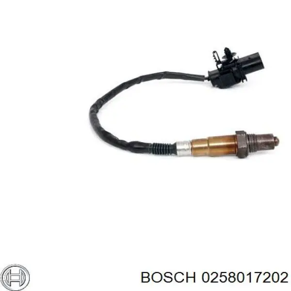 0 258 017 202 Bosch лямбда-зонд, датчик кислорода до катализатора