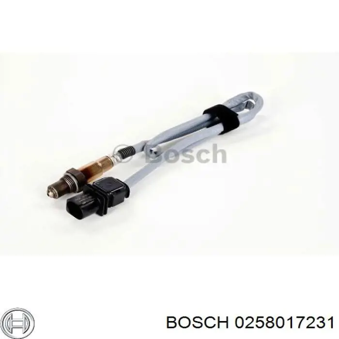 0258017231 Bosch sonda lambda, sensor de oxigênio até o catalisador