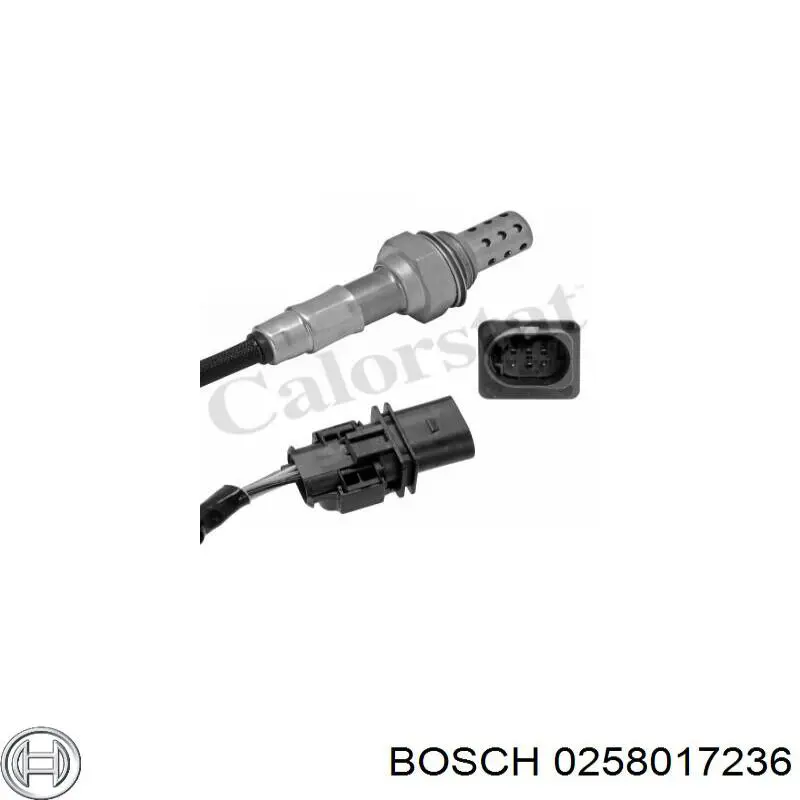 Лямбдазонд, датчик кислорода до катализатора Bosch 0258017236 цена, от 52.83 USD