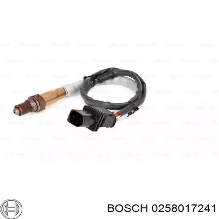 0258017241 Bosch лямбда-зонд, датчик кислорода до катализатора правый