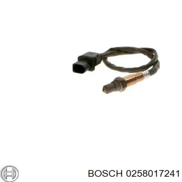 Sonda Lambda, Sensor de oxígeno antes del catalizador derecho 0258017241 Bosch