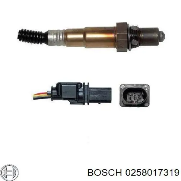 Sonda Lambda Sensor De Oxigeno Para Catalizador 0258017319 Bosch