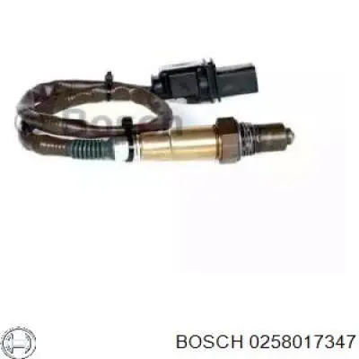 0258017347 Bosch sonda lambda, sensor de oxigênio até o catalisador