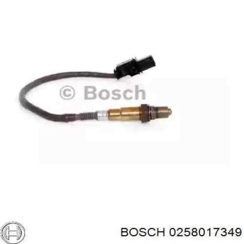 0258017349 Bosch лямбда-зонд, датчик кислорода до катализатора
