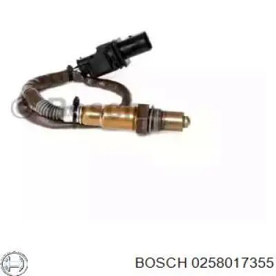 0 258 017 355 Bosch sonda lambda, sensor de oxigênio até o catalisador